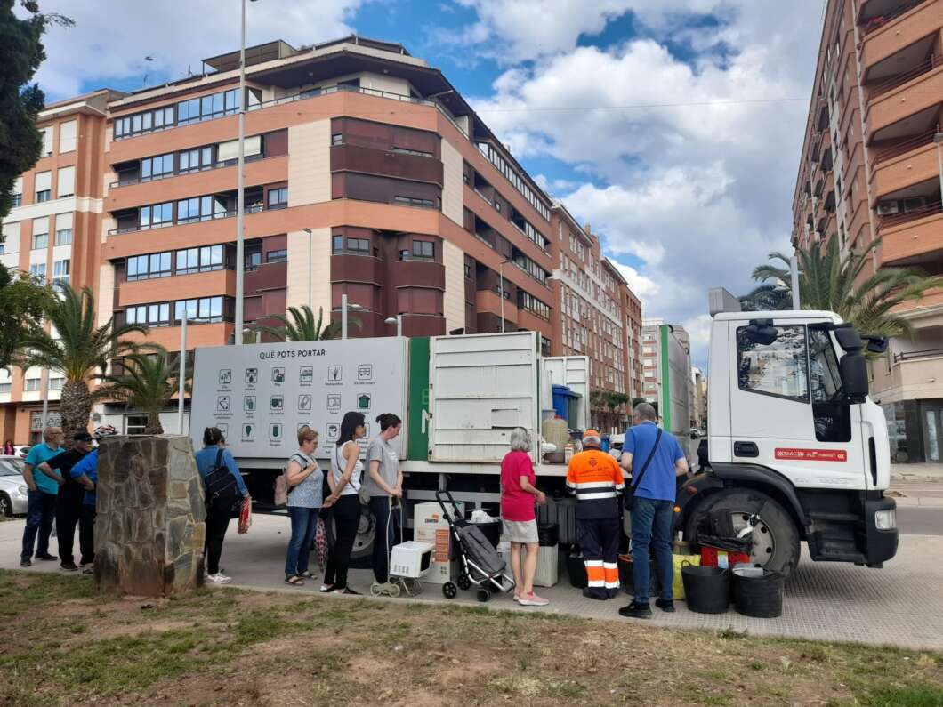 Ecoparque móvil en la plaza del Primer Molí de Castelló