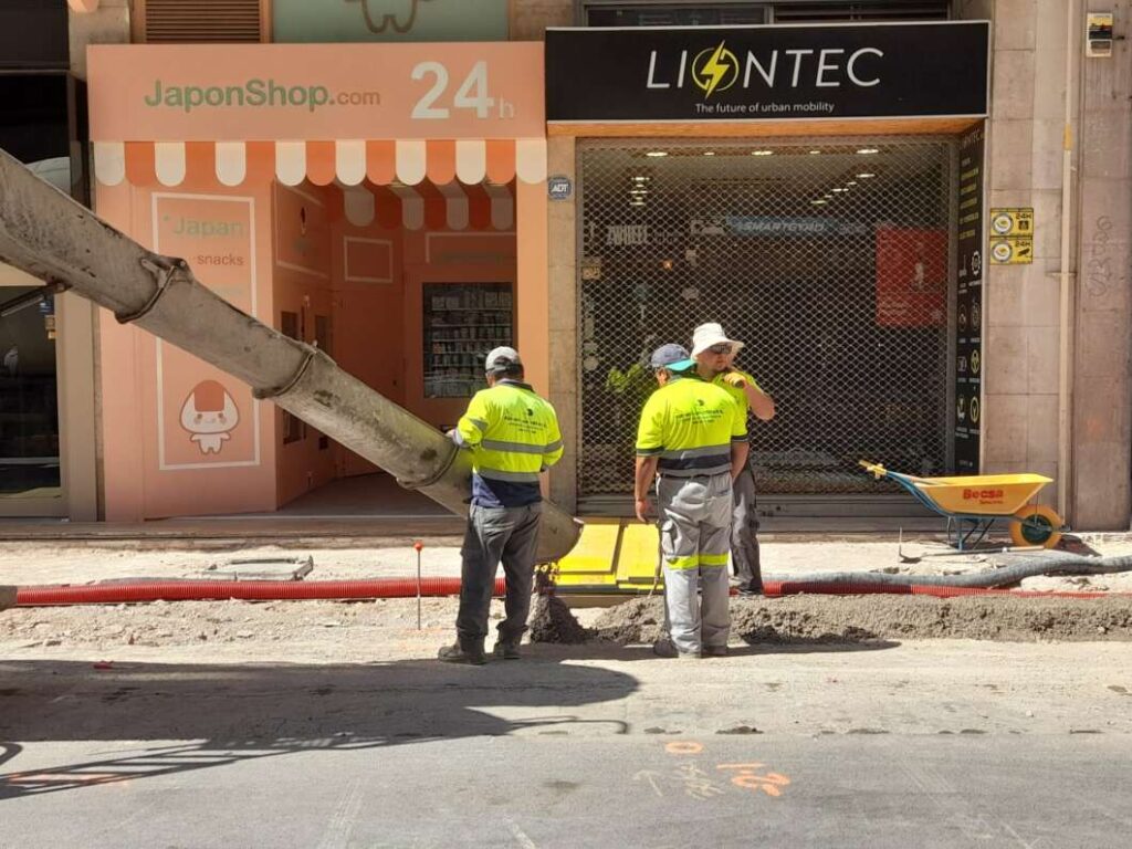 castello obras en zona de bajas emisiones calle asensi