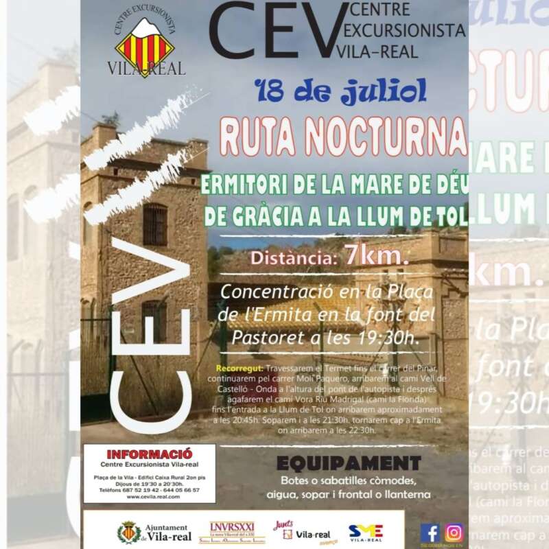 Una nit de natura i tradició amb el Centre Excursionista de Vila-real