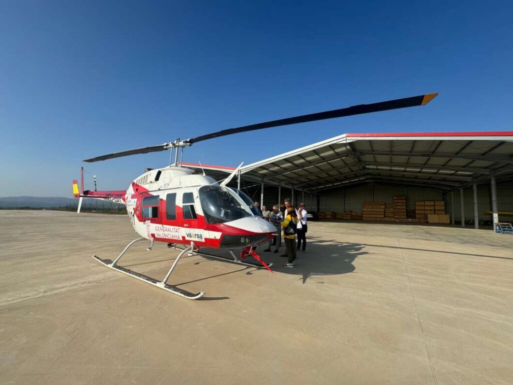 Helicóptero para incendios forestales de la Generalitat Valenciana