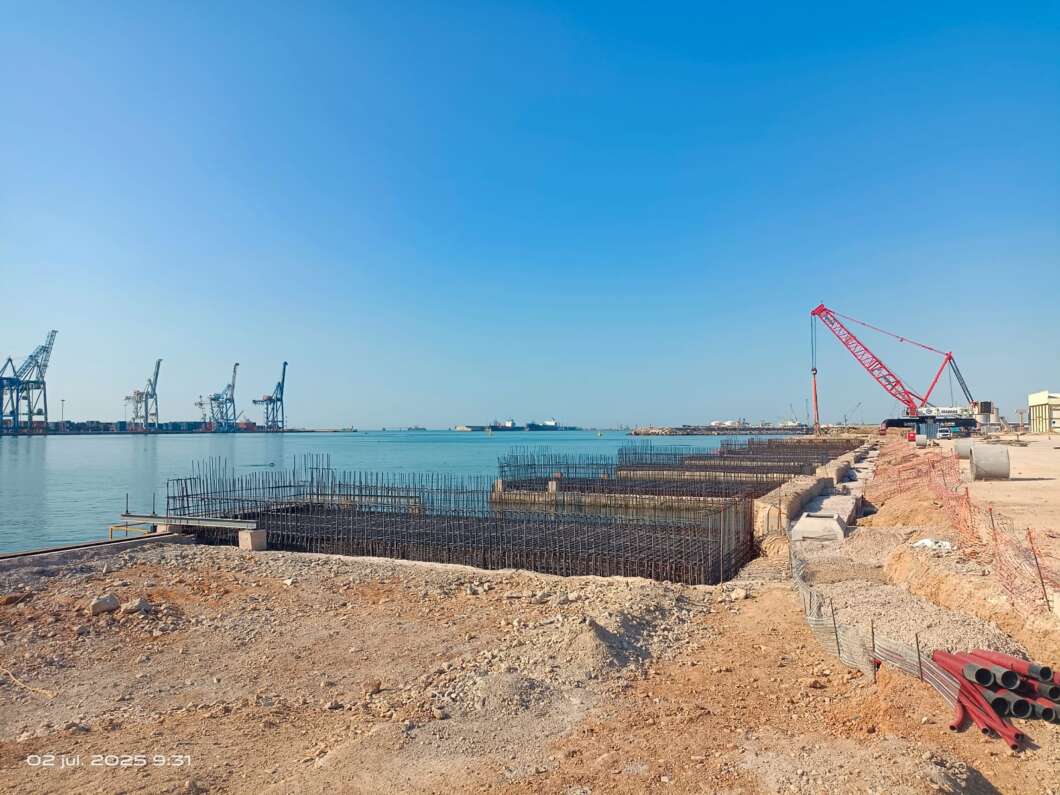 PortCastelló acelera la modernización del Muelle Transversal Exterior