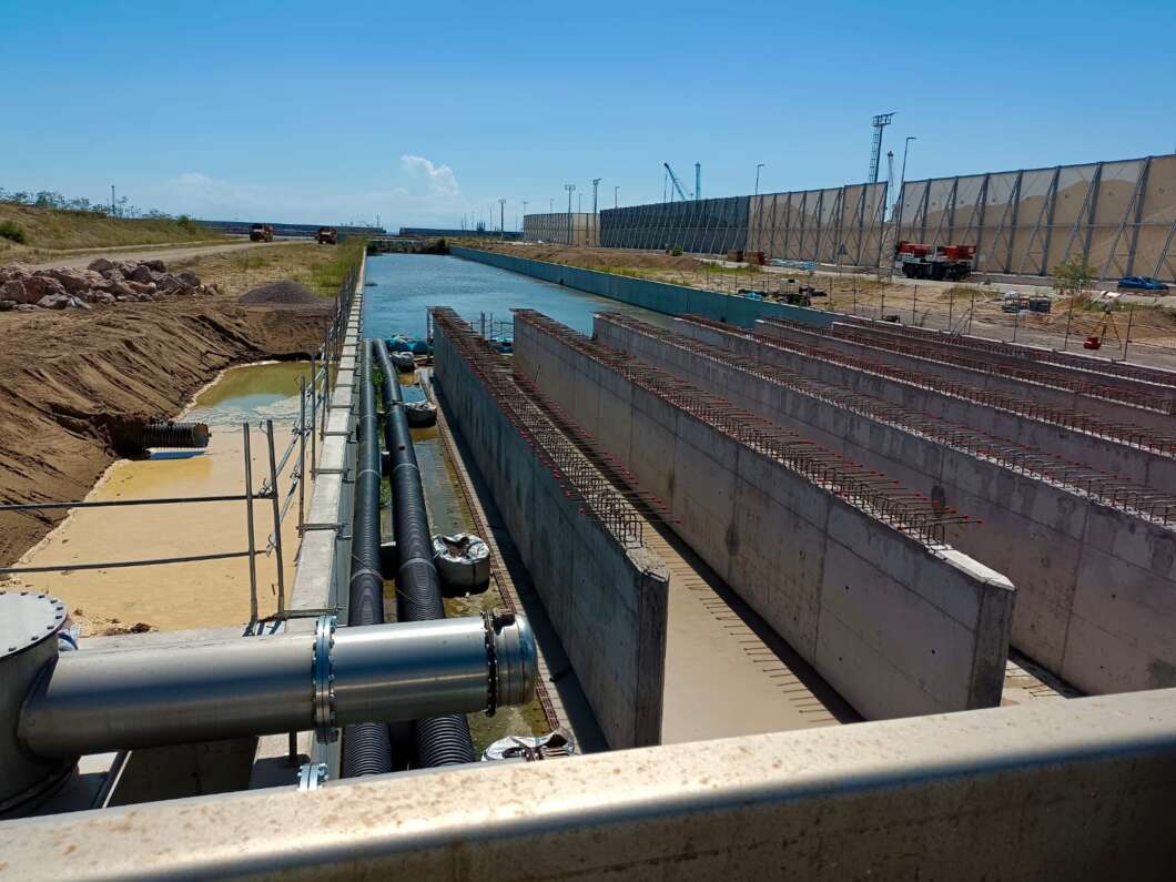PortCastelló acelera las obras del nuevo paso elevado hacia la dársena sur