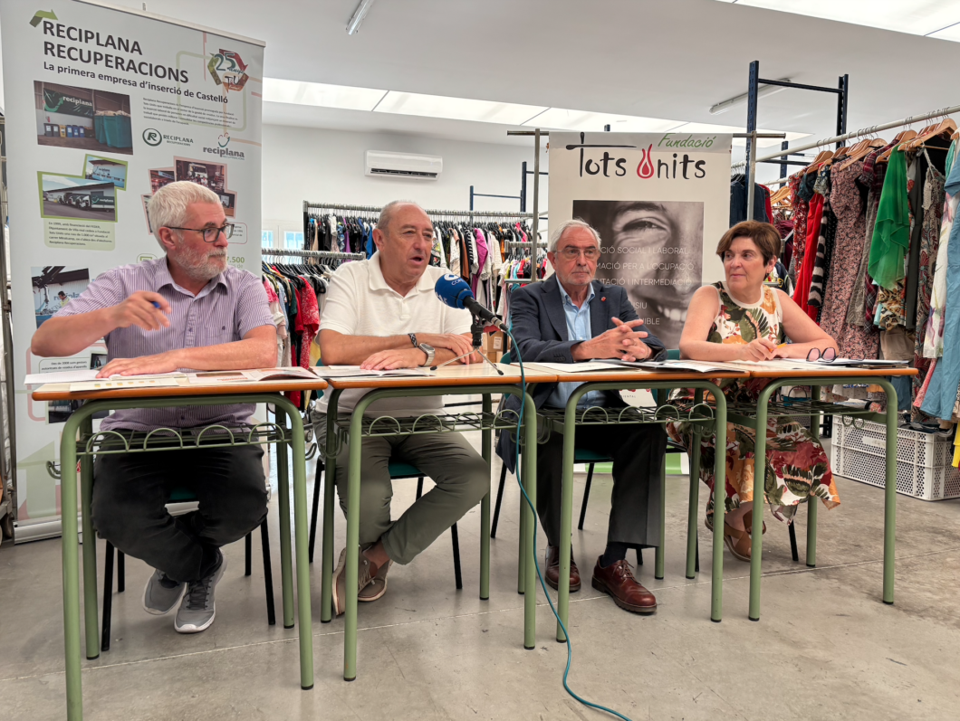 “El treball dignifica”: Reciplana i Tots Units donen una segona oportunitat a centenars de persones a Castelló