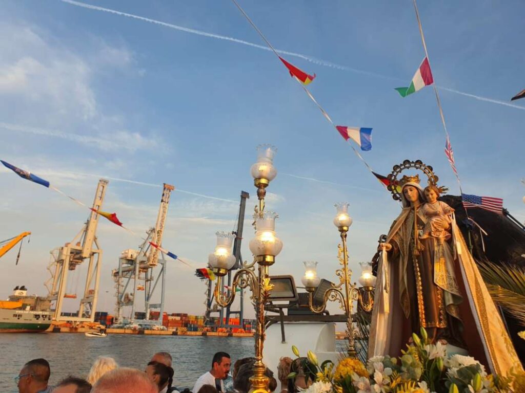 Celebración de la virgen del Carmen y procesión Marítima Castellón 190725
