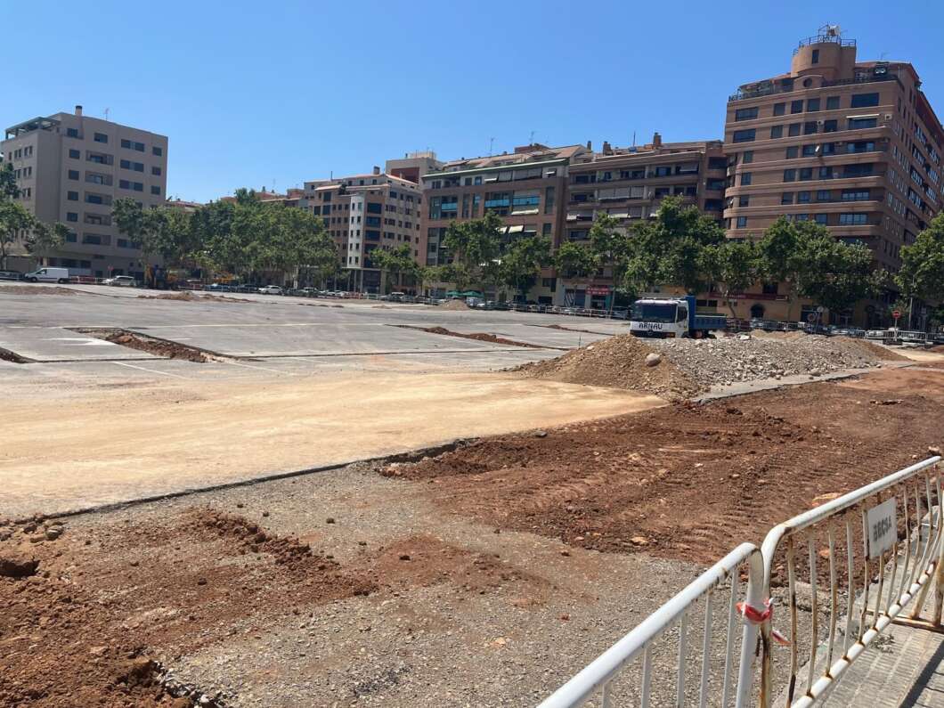 Obras del parking Avenida del Mar de Castelló