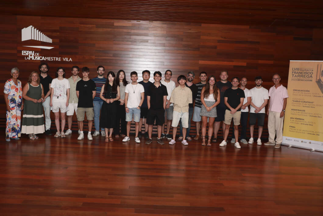 Benicàssim acoge la 58ª edición del Certamen Internacional de Guitarra ‘Francisco Tárrega’