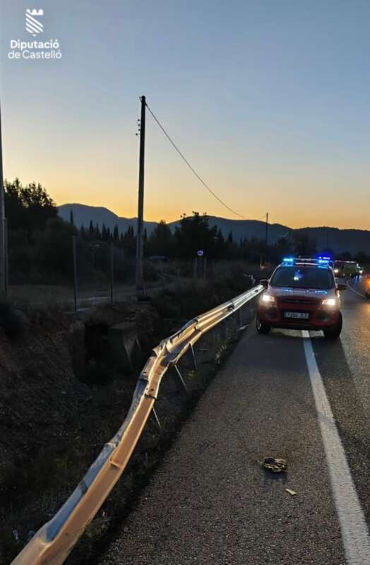 Accidente de tráfico en la CV190 en l'Alcora