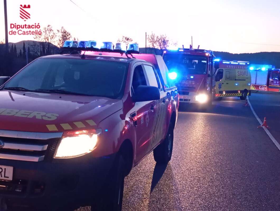 Accidente de tráfico en la CV190 en l'Alcora
