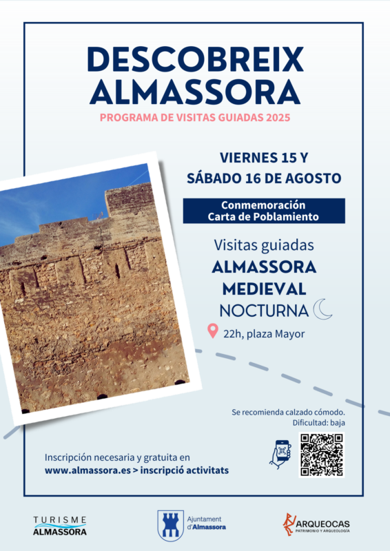 Almassora celebra la Carta Pobla amb dues visites nocturnes per redescobrir la Vila medieval