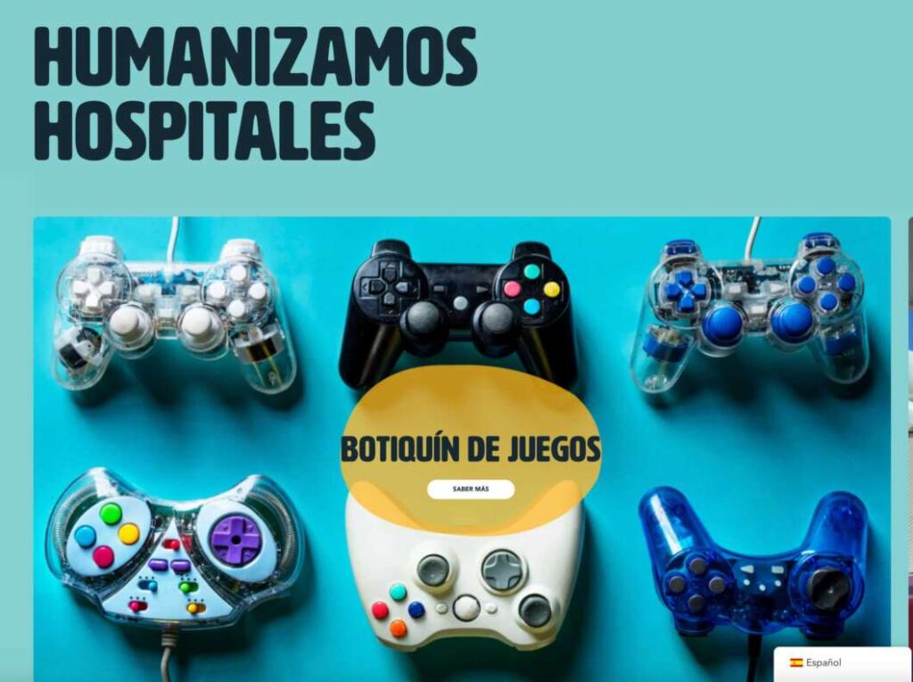 Juegoterapia fundación para humanizar hospitales para niños con cáncer