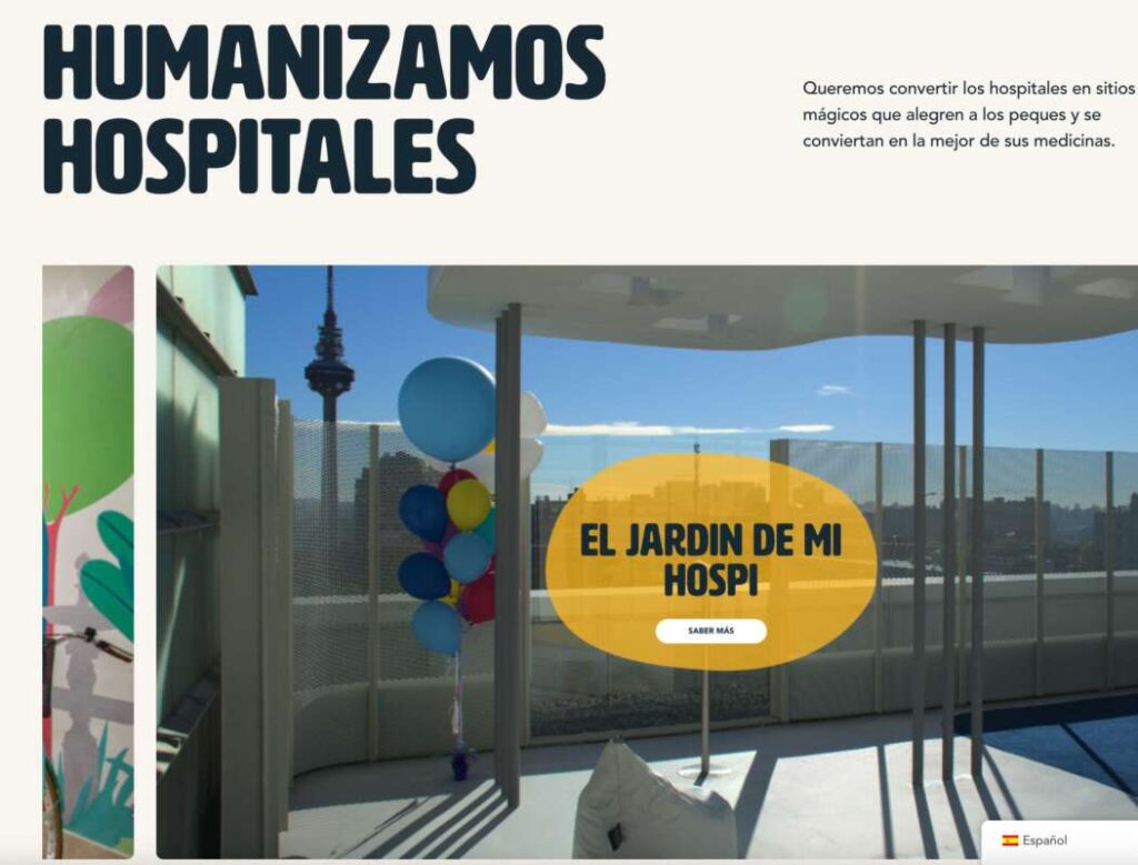 Juegoterapia fundación para humanizar hospitales para niños con cáncer