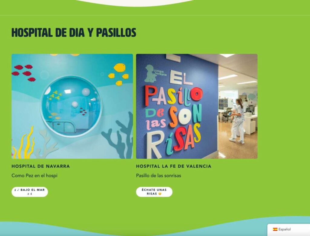 Juegoterapia fundación para humanizar hospitales para niños con cáncer