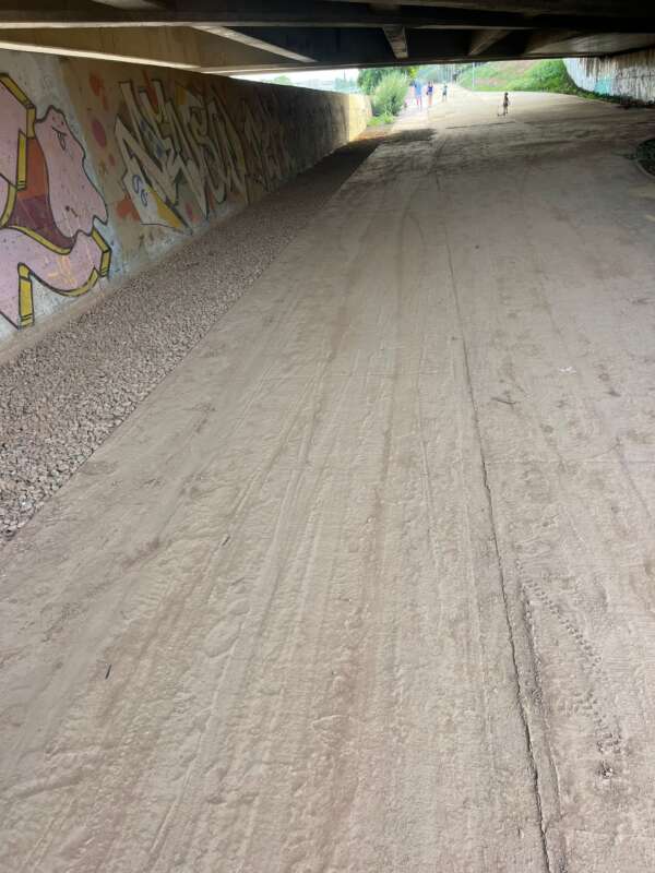 PSOE: El carril bici del Riu Sec, en estat deplorable un mes després de la inauguració