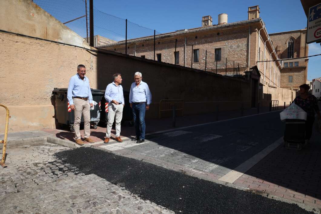 Burriana pavimentación calle Sant Joan de la Creu