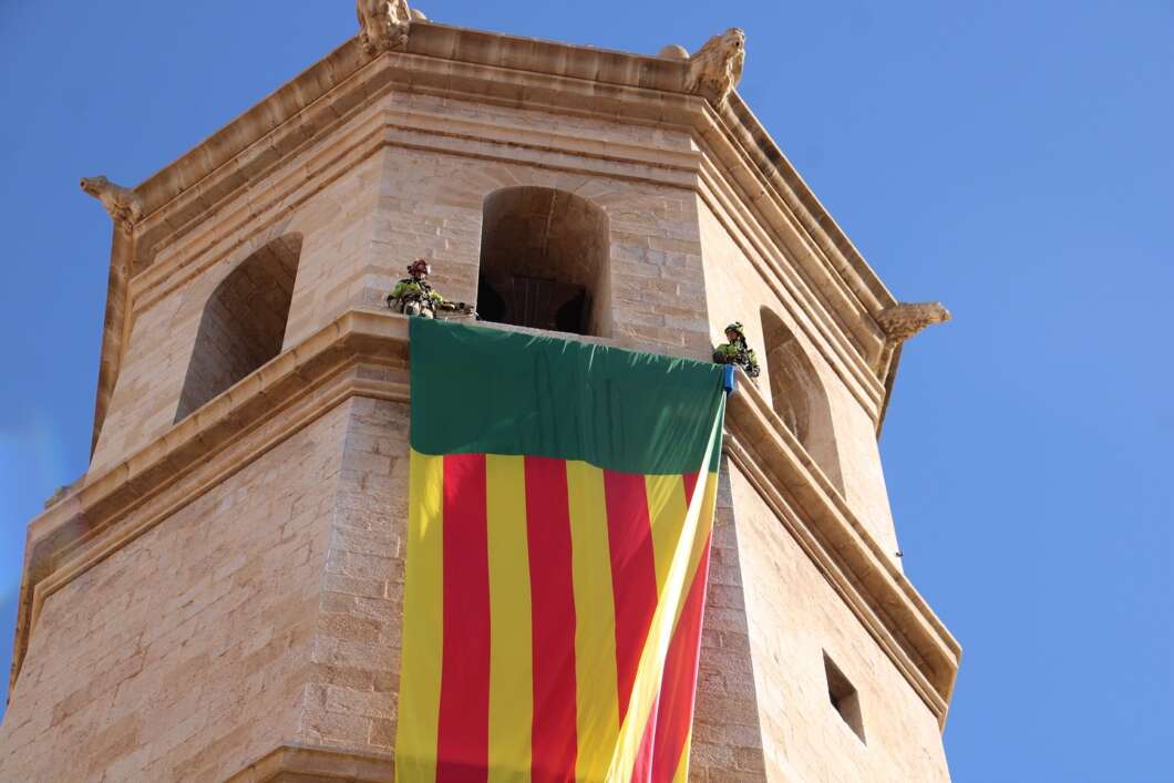 774 aniversario Castellón bandera de la ciudad Bomberos Castellón 030925