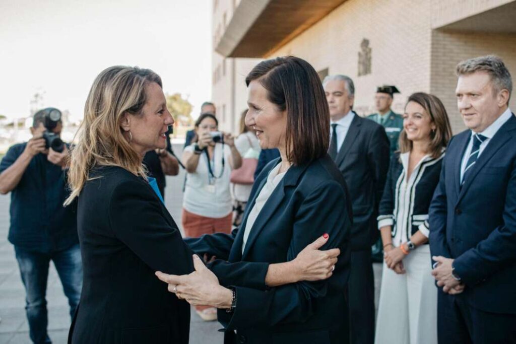 Begoña Carrasco en la toma de posesión de la presidenta de la Audiencia Provincial de Castellón, Sofía Díaz