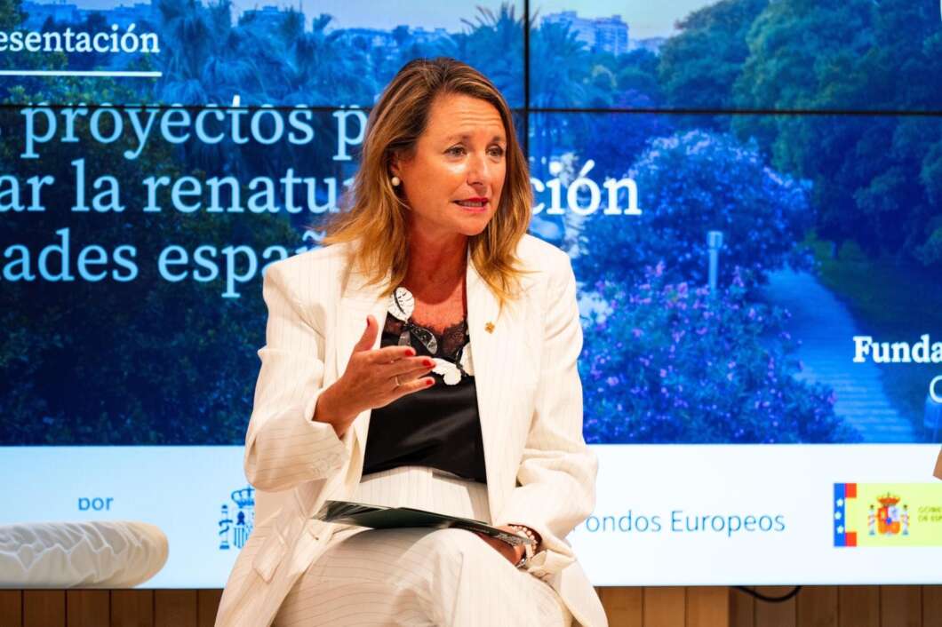 La alcaldesa de Castellón cuenta los proyectos de renaturalización de Castellón en Madrid 2025
