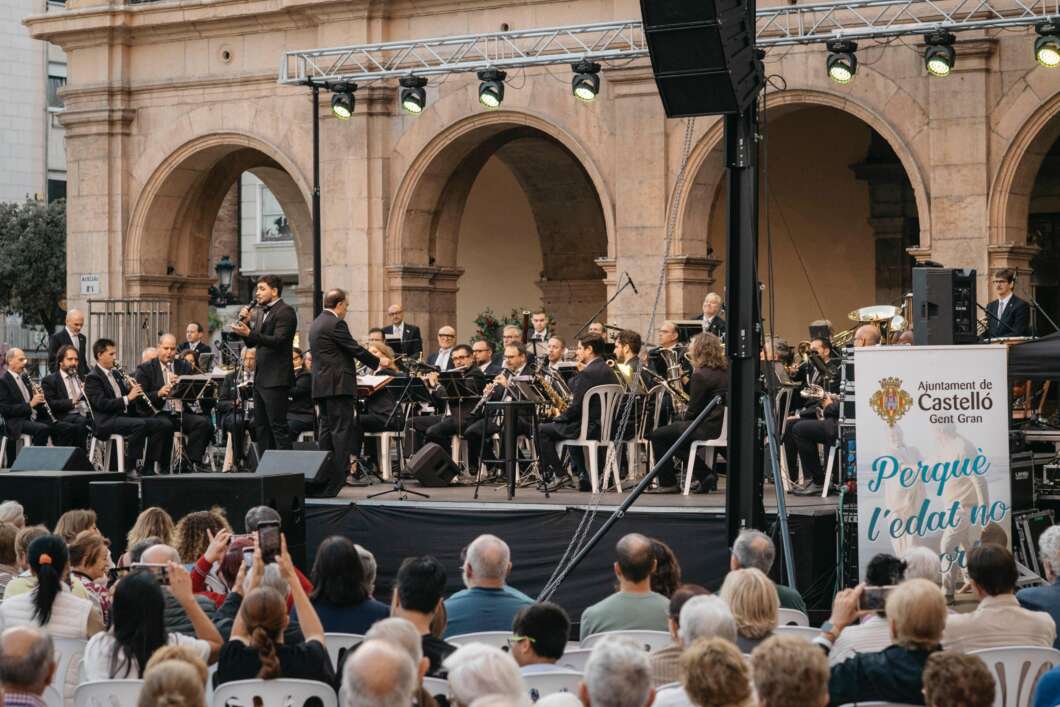 Concierto Banda Municipal Castellón en homenaje Personas mayores 2025