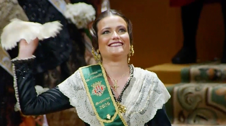 Imposición de bandas reina Clara Sanz Magdalena Castellón 2026