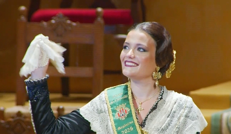 Imposición de bandas reina Clara Sanz Magdalena Castellón 2026