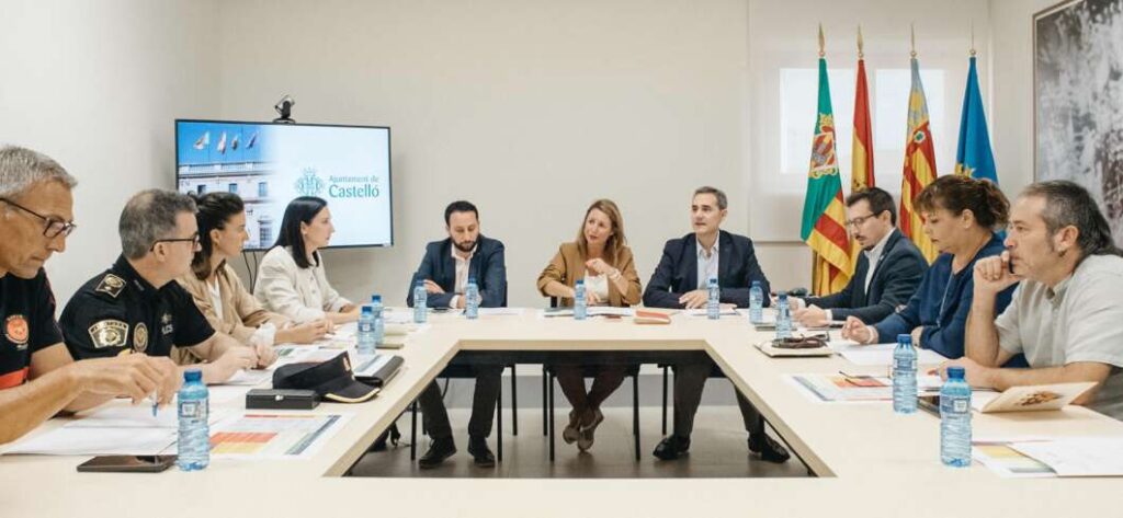 Junta de portavoces Castellón para compartir protocolo anti inundación colegios