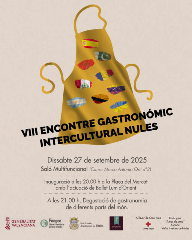 Nules celebra la VIII Trobada Gastronòmica Intercultural amb més participació que mai