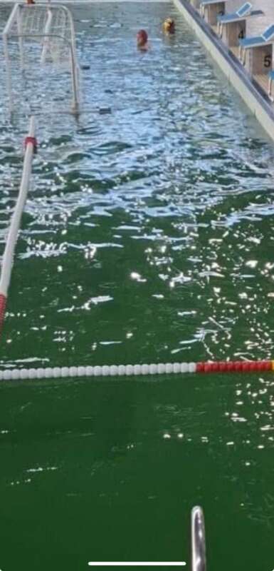 PSOE denuncia el agua verde de la Piscina Olímpica 300925