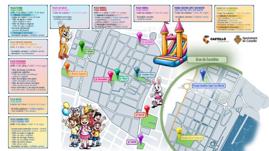 Castellón se transforma en un gran parque urbano con la nueva edición del Street Park