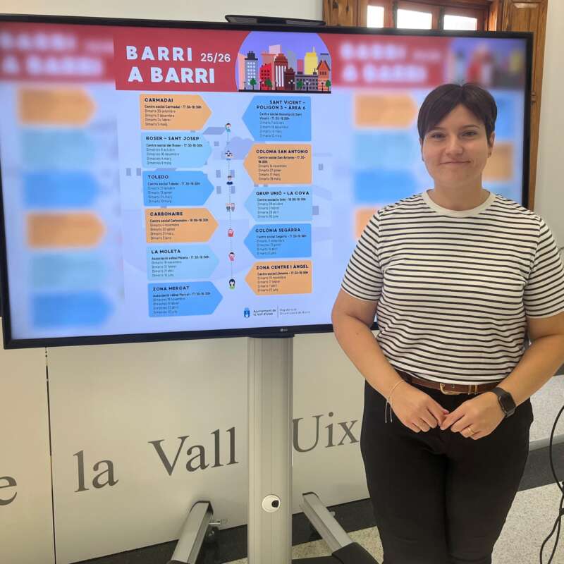 La Vall d’Uixó relanza 'Barri a Barri' para escuchar de cerca a la ciudadanía