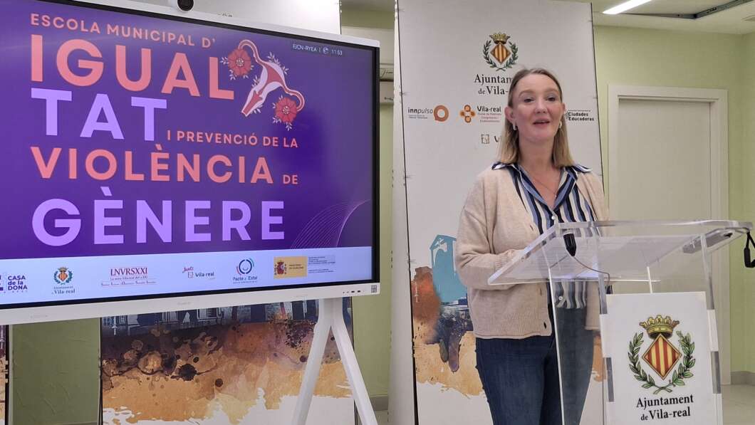 Maria Fajardo presenta setena Escola d'Igualtat Vila-real 2025