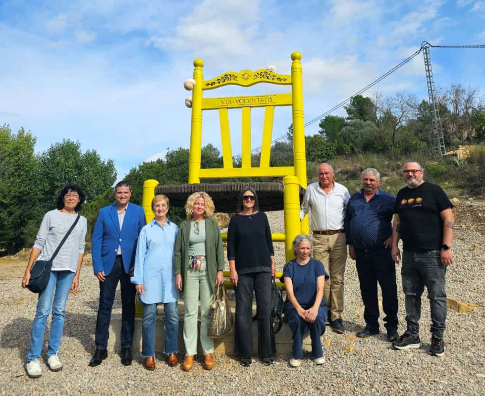 Marian Cano visita Pla de l'Arc visita