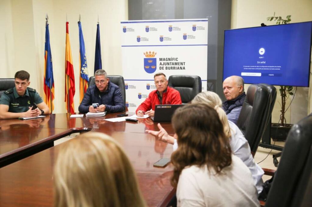 Burriana activa mesures especials davant l’alerta taronja per fortes pluges