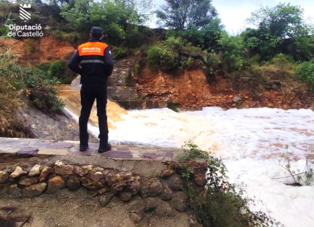 Las intensas lluvias golpean la provincia de Castellón