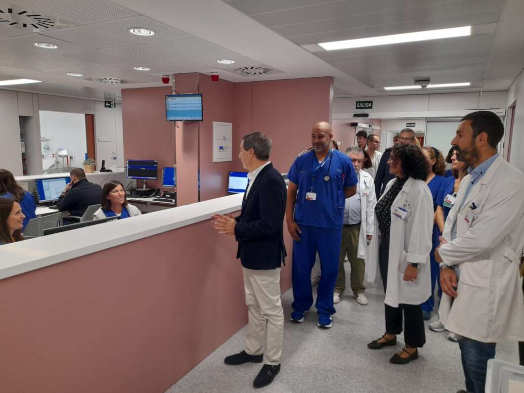 Conseller de Sanidad en visita a las obras de Urgencias en Hospital General de Castellón