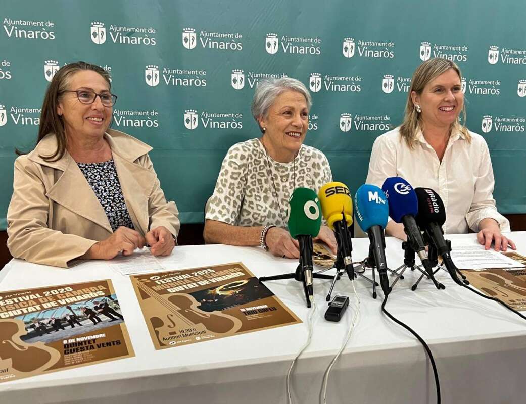 El Festival de Música de Cámara Ciudad de Vinaròs contará con tres conciertos