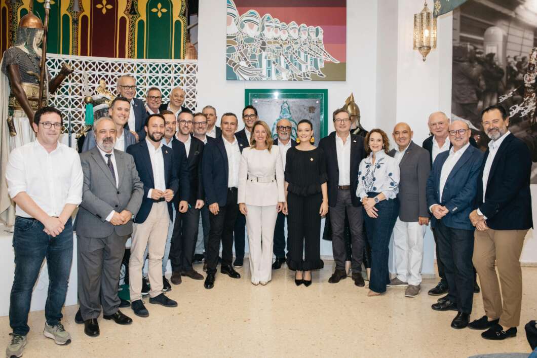 Fiesta de los Moros d'alquería con las autoridades Castellón