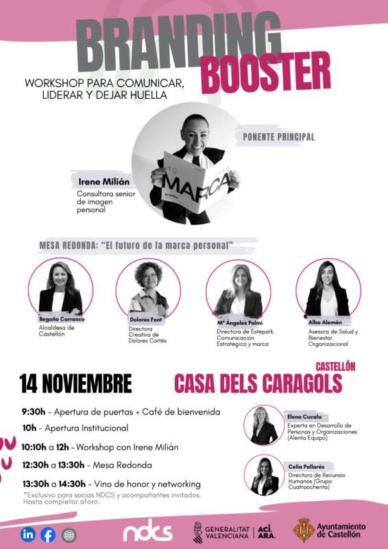 El workshop ‘Branding Booster’ de NDCS agota sus plazas en solo tres días