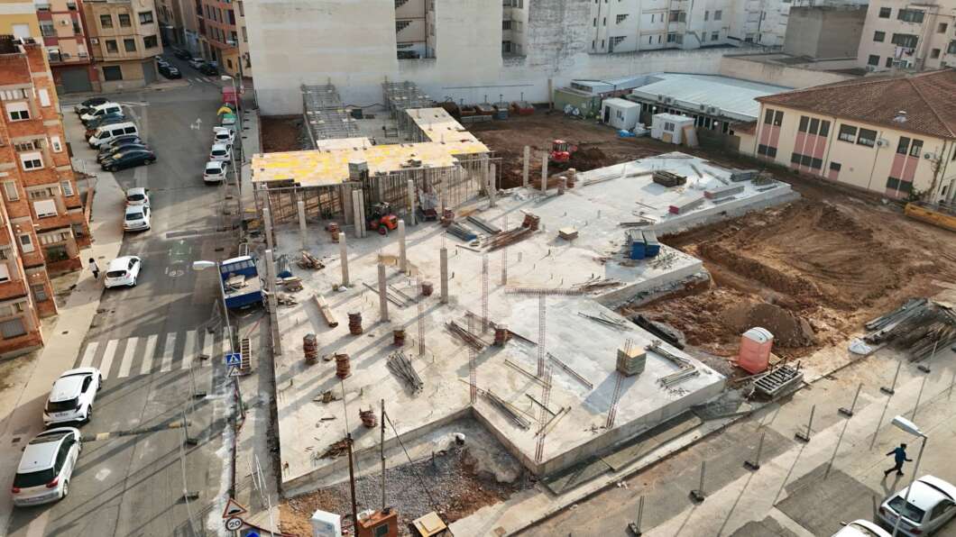 Obras en la escuela infantil Sambori de Onda