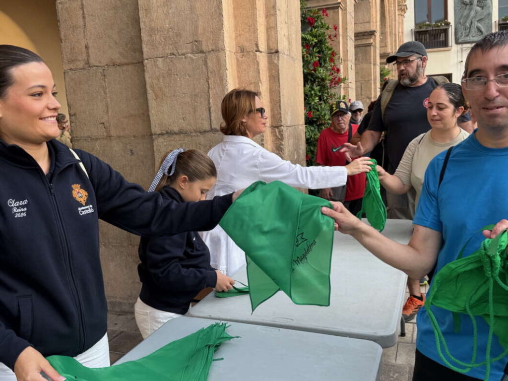 Romería Inclusiva a la Magdalena invidentes con perros guía 