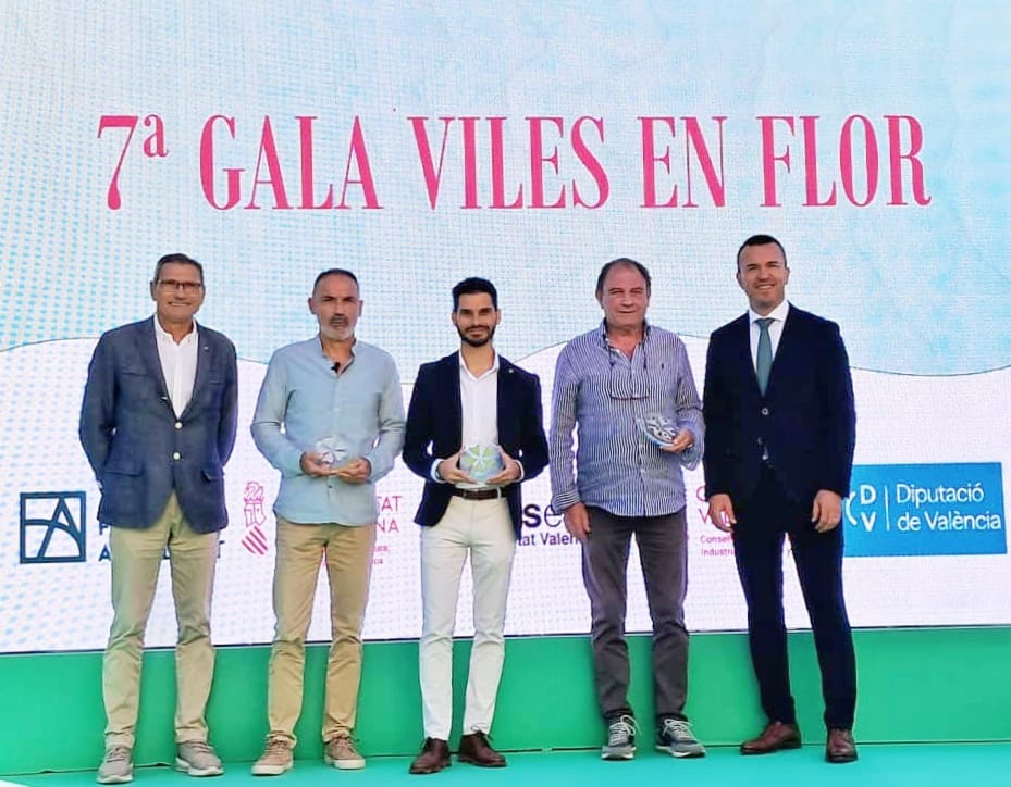 Castellón premiado por Viles en flor 2025