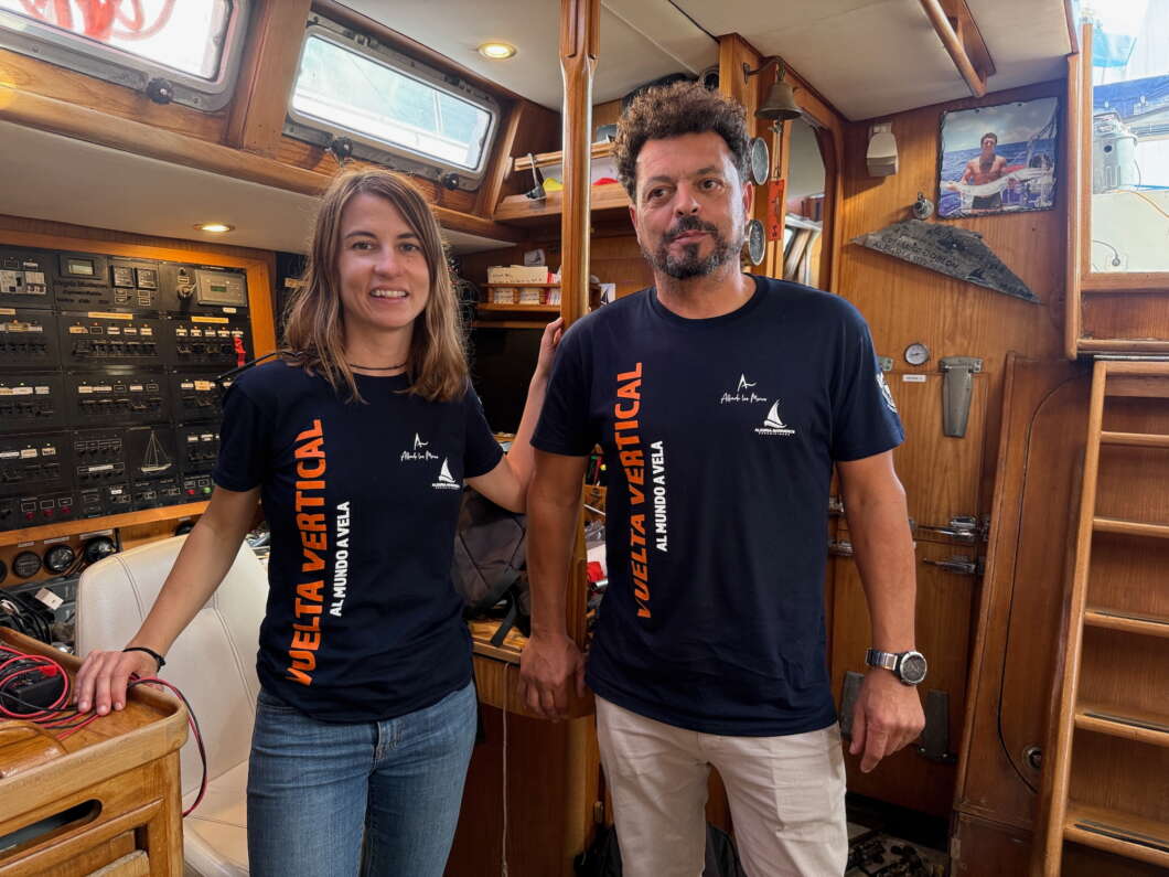 Paula Gonzalbo y Pedro Jiménez Vuelta vertical al mundo por mar 2025