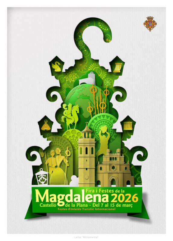 Cartel que representará a las Fiestas de la Magdalena 2026