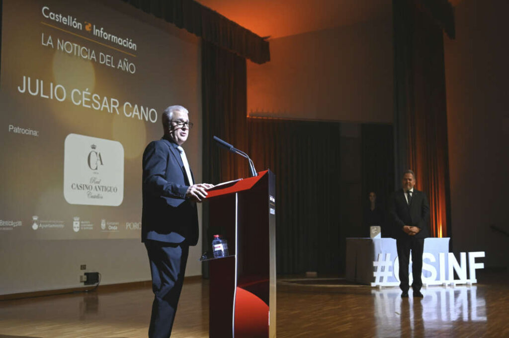 Julio Cesar Cano. La Noticia del Año 2025 Castellón Información