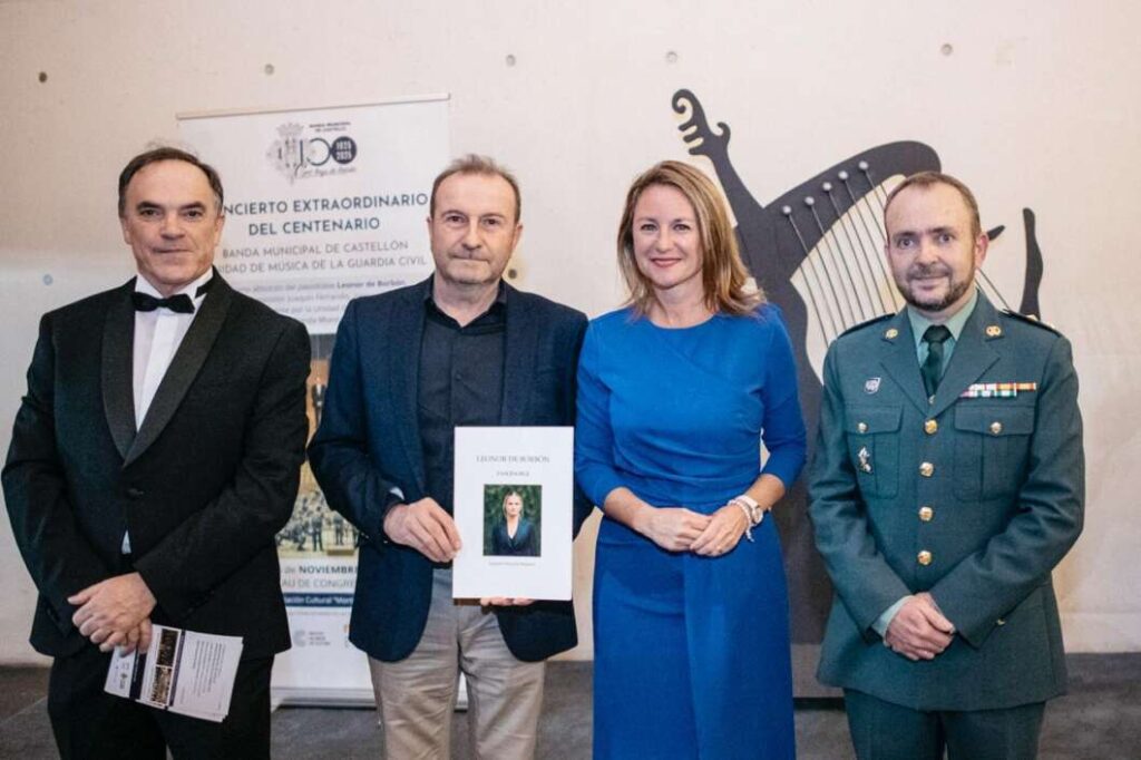 La Banda Municipal de Castellón estrena el pasodoble ‘Leonor de Borbón’ en su concierto del centenario