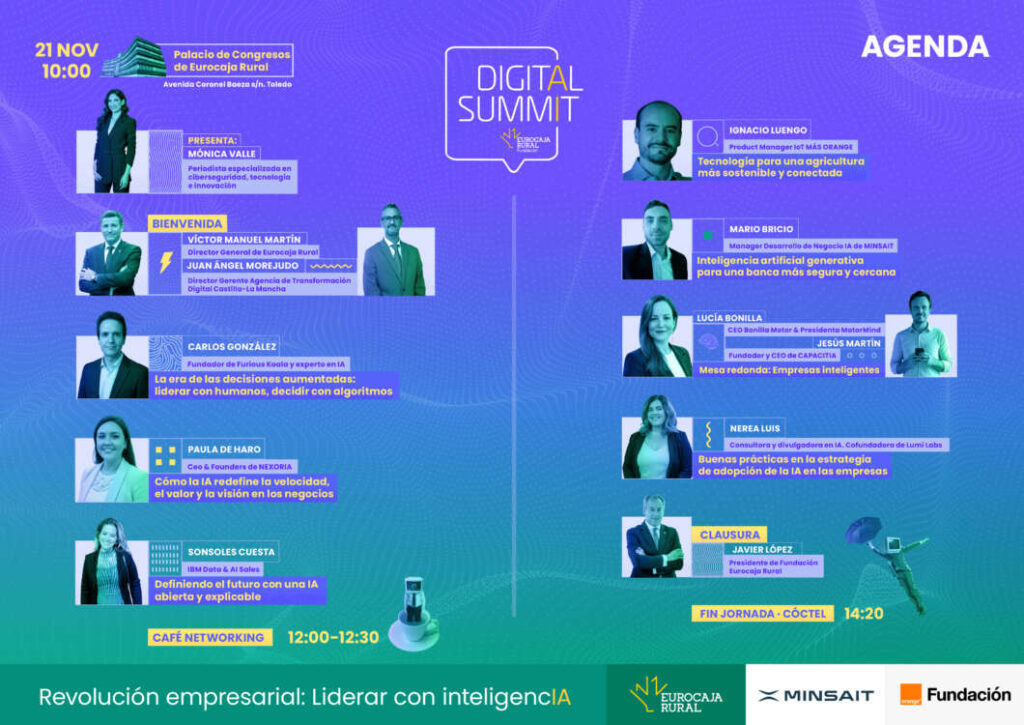 La IA impulsa la transformación empresarial en el DIGITAL SUMMIT de Eurocaja Rural