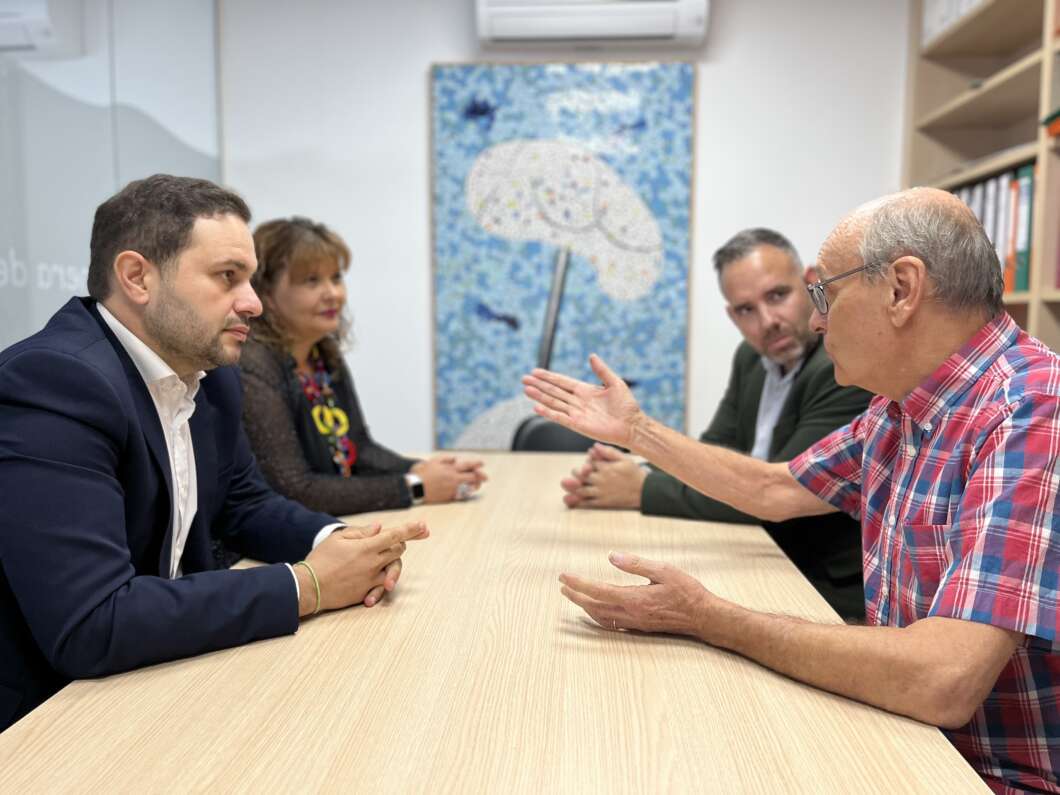 José Luis López, Rafa Simó y Patricia Puerta en Alcer
