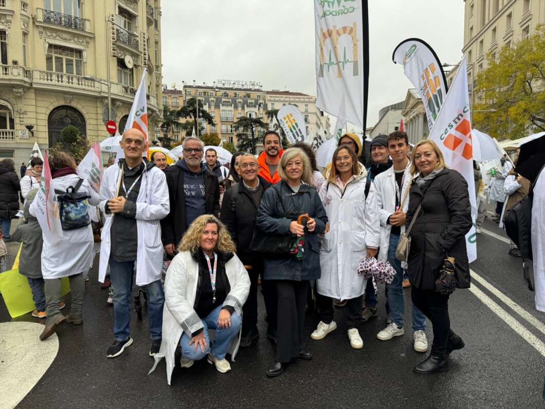 Manifestación COMCAS en Madrid 2025
