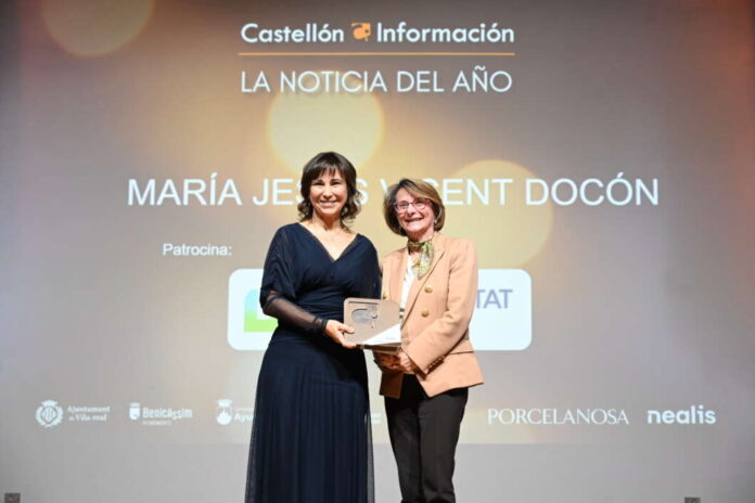 Mª Jesús docón. Premios Noticia del Año de Castellón Información 2025