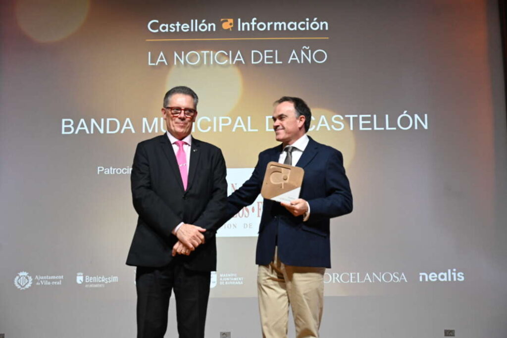 Banda Municipal Castellón. Premios Noticia del Año de Castellón Información 2025