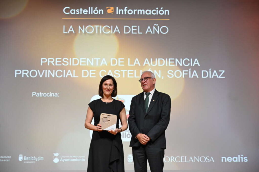 Sofía Díaz.Premios Noticia del Año de Castellón Información 2025
